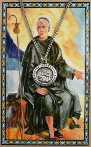 St. Peregrine Medal with Prayer Card [PC0108]