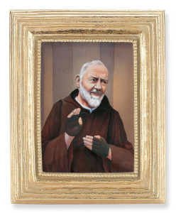 St. Pio 2.5x3.5 Print Under Glass [HFA5296]
