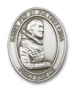St. Pio of Pietrelcina Visor Clip [AUBVC095]