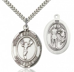 St. Sebastian Cheerleading Medal [EN6301]