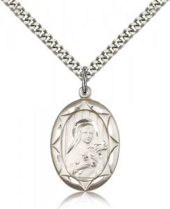 St. Therese of Lisieux Oval Medal [BM0837]