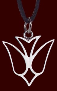Stainless Steel Dove Pendant - 1“ H [TSG1010]
