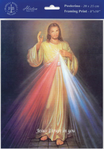 The Divine Mercy Print - Sold in 3 Per Pack [HFA4857]