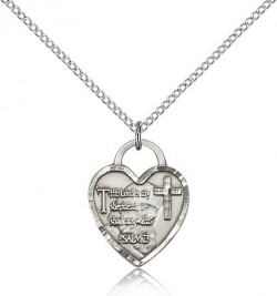 The Lord is My Shepherd Heart Pendant [BM0077]
