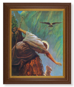 The Lost Sheep by Hook 8x10 Textured Artboard Dark Walnut Frame [HFA5594]