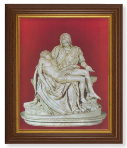 The Pieta 8x10 Textured Artboard Dark Walnut Frame [HFA5584]
