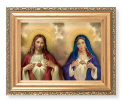 The Sacred Hearts 4x5.5 Print Under Glass [HFA5314]