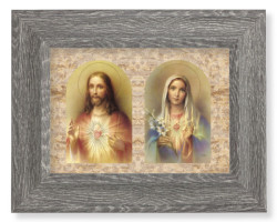 The Sacred Hearts 7x9 Gray Oak Frame [HFA4649]