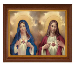 The Sacred Hearts 8x10 Textured Artboard Dark Walnut Frame [HFA5469]