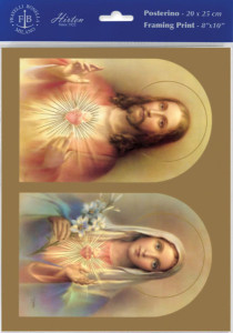 The Sacred Hearts Print - Sold in 3 per pack [HFA1115]