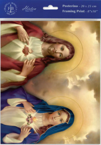 The Sacred Hearts Print - Sold in 3 per pack [HFA1211]
