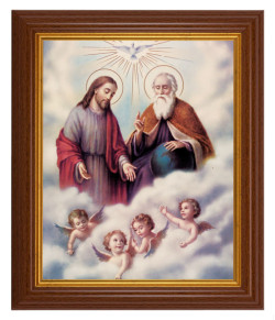 The Trinity 8x10 Textured Artboard Dark Walnut Frame [HFA5452]