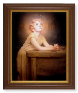 Thy Will Be Done by Chambers 8x10 Textured Artboard Dark Walnut Frame [HFA5555]