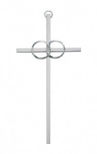 Wedding Cana Cross Silver tone, 10 Inch [CRMV002]
