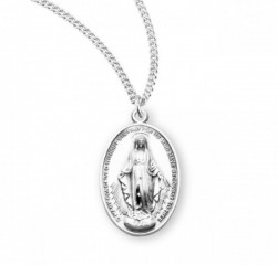 Women's Classic Oval Miraculous Pendant [HM0761]