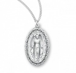 Women's Inter-Scroll Miraculous Medal [HMM3237]
