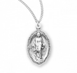 Women's Larger Pointed Edge Miraculous Pendant [HM0773]