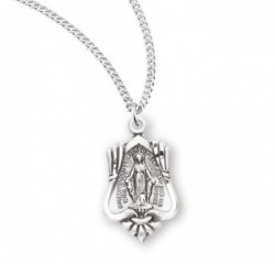Women's Petite Fleur di Lis Miraculous Medal [HMM3246]