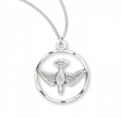 Women's Round Open Cut Dove Necklace [HMM3383]