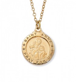 Women's Saint Anne Round Oval Medal [MV2023]