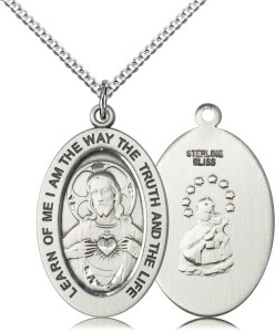 Women's Scapular Simple Necklace [DM1098]