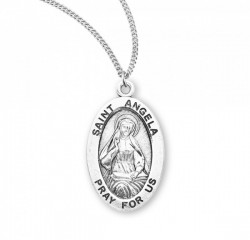 Women's St. Angela Oval Medal [HMM3068]