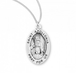Women's St. Apollonia Oval Medal [HMM3070]