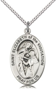 Women's St. Elizabeth of Expectant Mothers Necklace [DM1311]