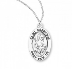 Women's St. Genevieve Oval Medal [HMM3102]