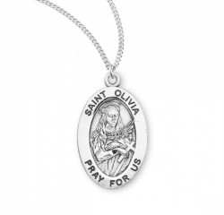 Women's St. Olivia Oval Medal [HMM3144]