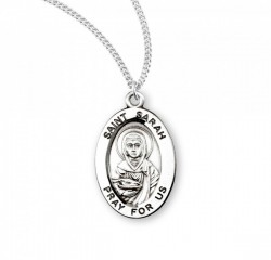 Women's St. Sarah Oval Medal [HMM3158]
